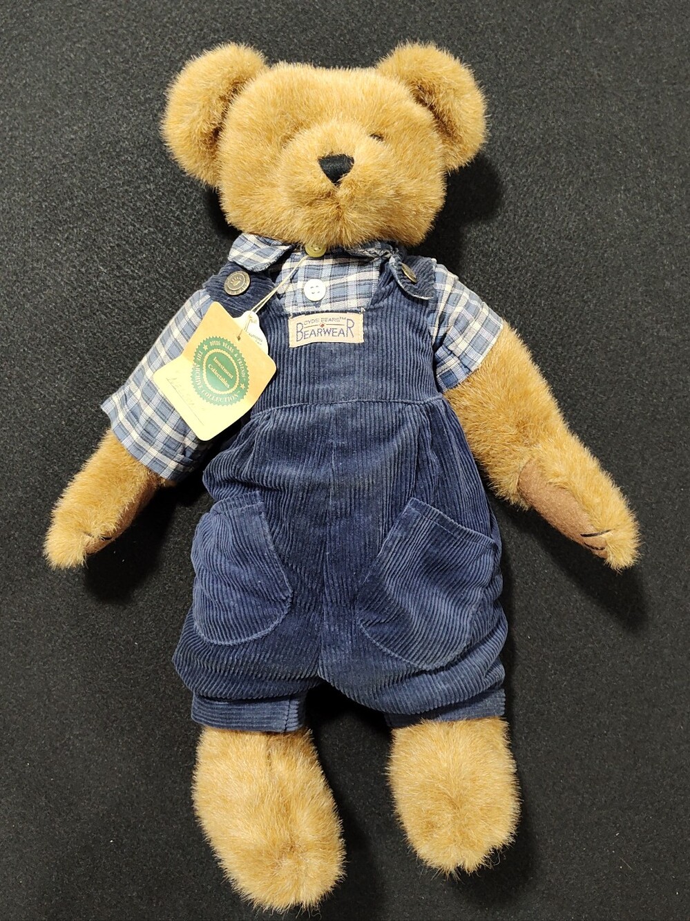 Vintage Boyds Bears & Friends - Teddy Bear Posable  Plush- Nelson (16") - #91261